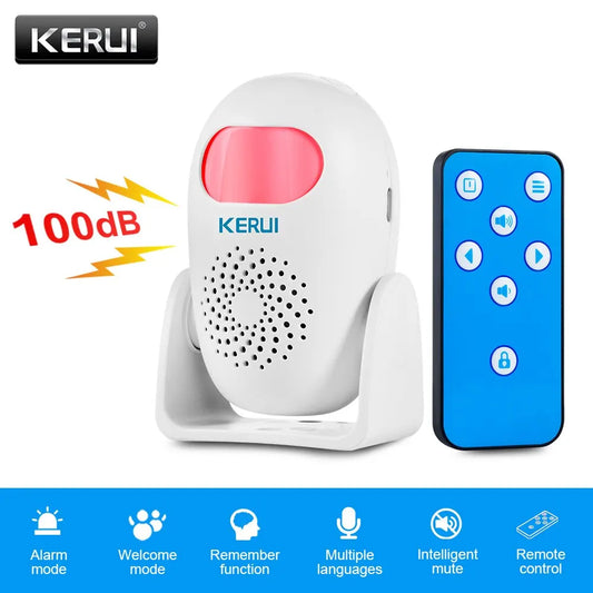 M120 Smart Motion Detector Alarm PIR Infrared Anti-Theft Burglar Welcome Chime Doorbell for Garage Shop Home Security